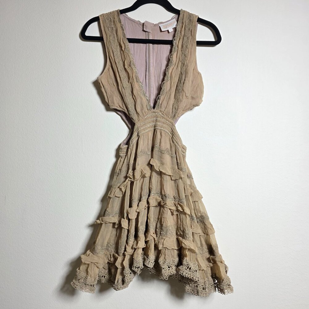 ROCOCO SAND Ruffle Mini Dress SIZE S - Picture 5 of 12